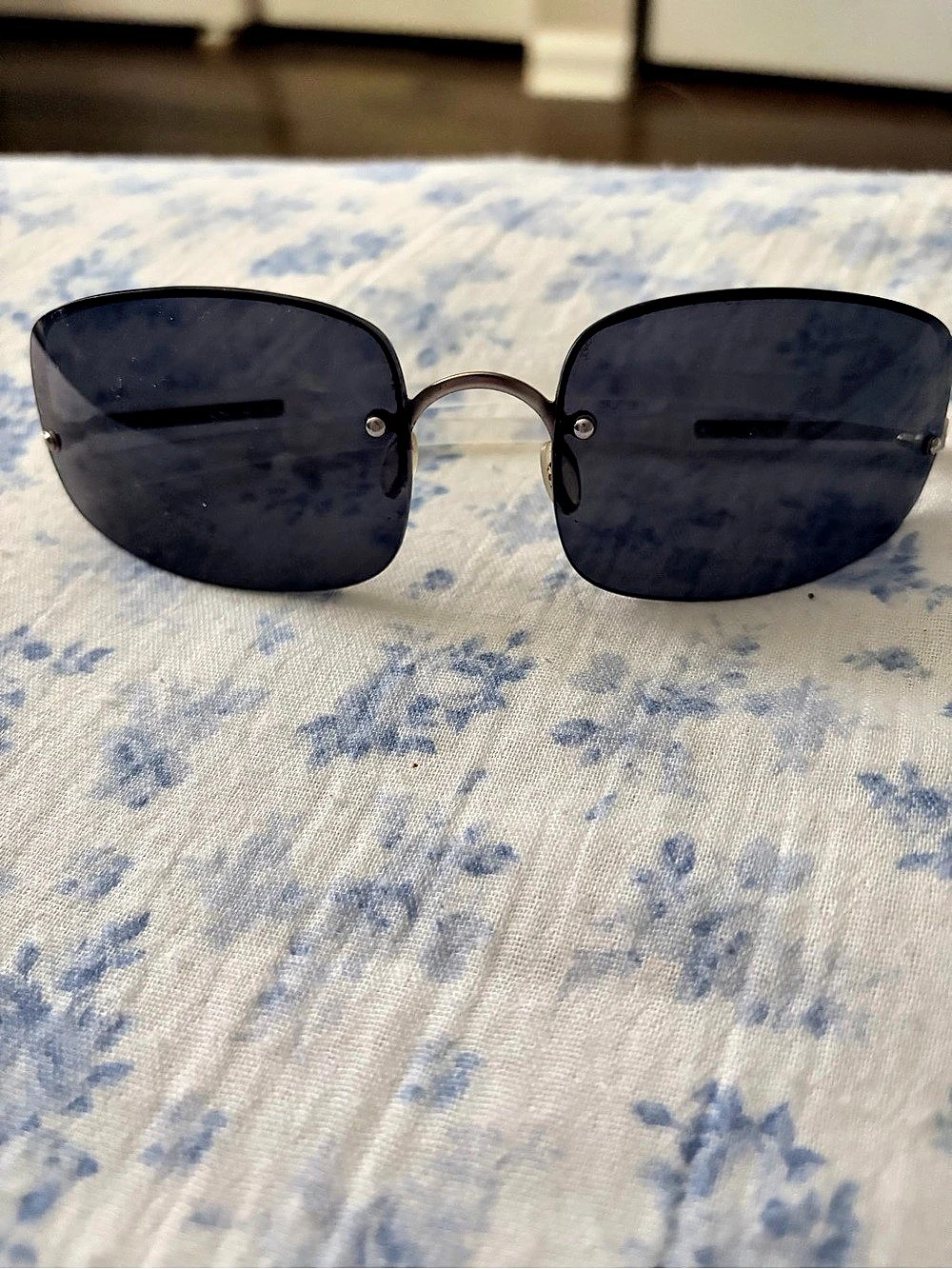 Vintage rimless prada sunglasses y2k